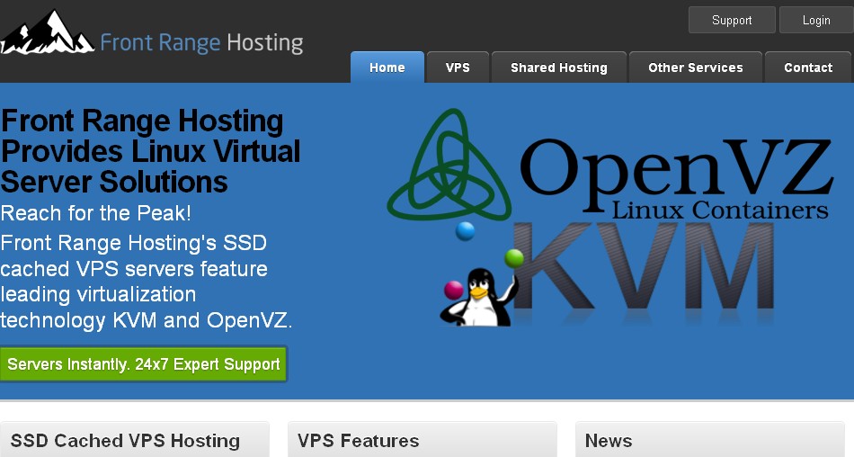 FrontRangeHosting-openvz/kvm5折促销-国外主机测评