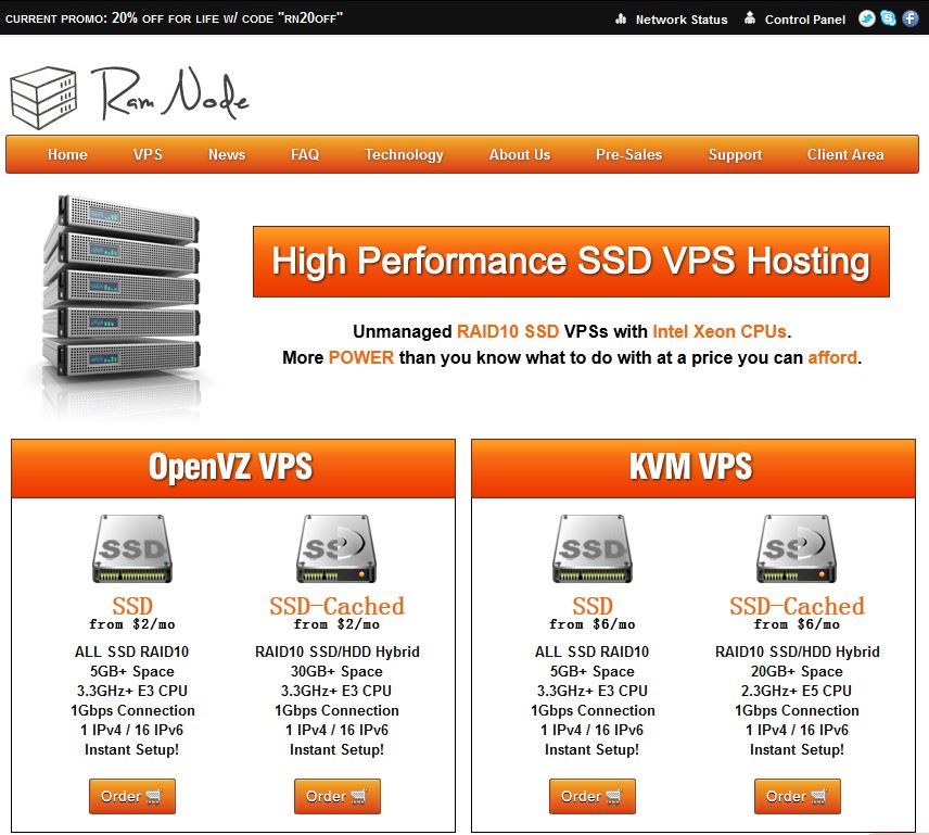 Ramnode-独立日VPS6.2折-国外主机测评