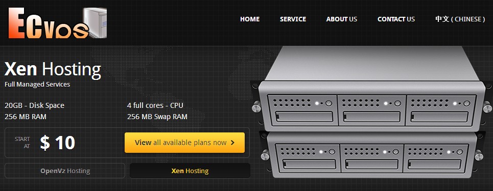 ecvps5.95美元/月512M内存全管理型VPS-国外主机测评