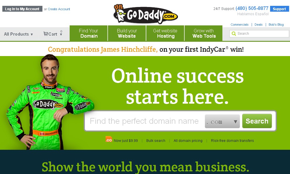 godaddy-03-26 godaddy deluxe无限主机2.5折+还送域名1个，前所未有！