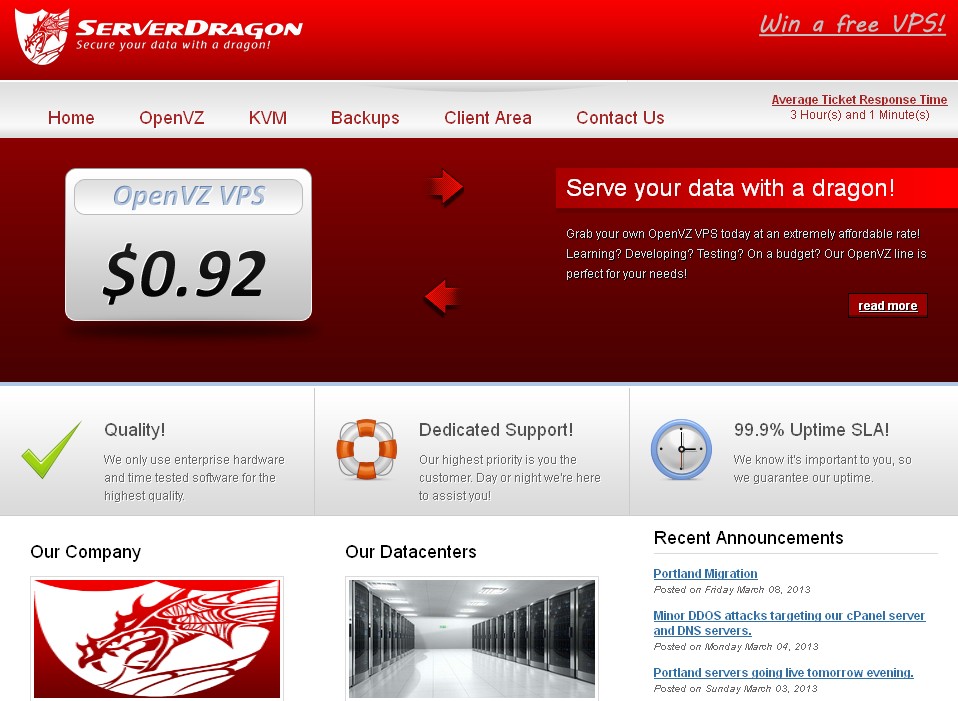 serverdragon双IP低价年付VPS（年付低至8美元）-国外主机测评