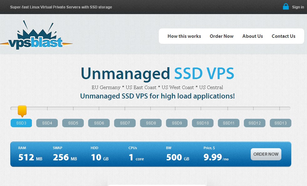vpsblast-512m内存/10gSSD/G口/凤凰城/6.99美元每月-国外主机测评