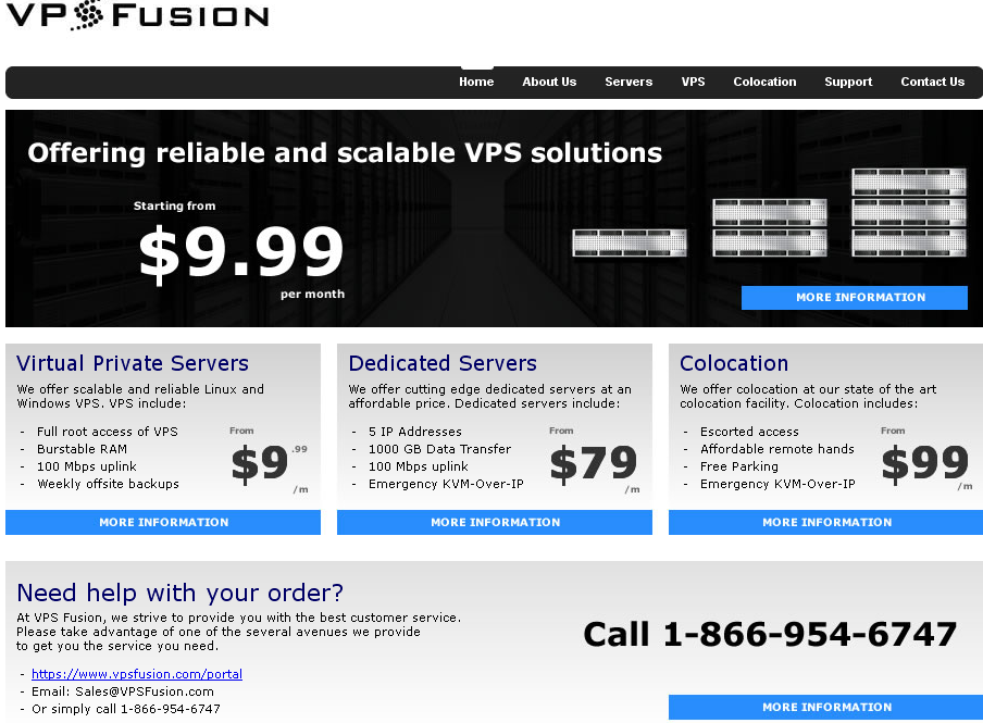 VPSFUSION提供49美元/月服务器/安大略省宾顿市 -国外主机测评