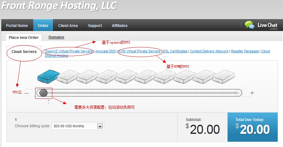 FR2 frontrangehosting-亚特兰新数据中心/全新ONAPP上线/VPS7.5折