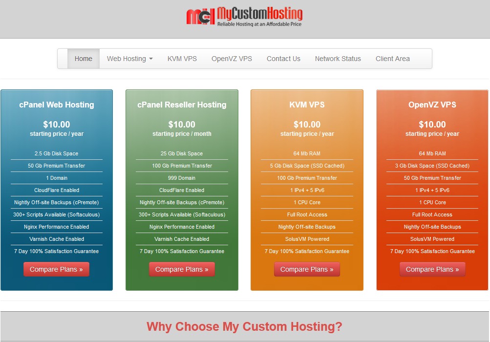 mycustomhosting-7美元/KVM/4g内存/50g硬盘/2T流量/加拿大-国外主机测评