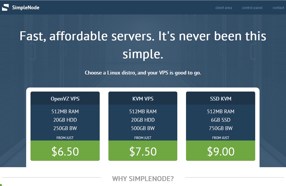 simplenode-终身6折vps促销/kvm/ssd-国外主机测评