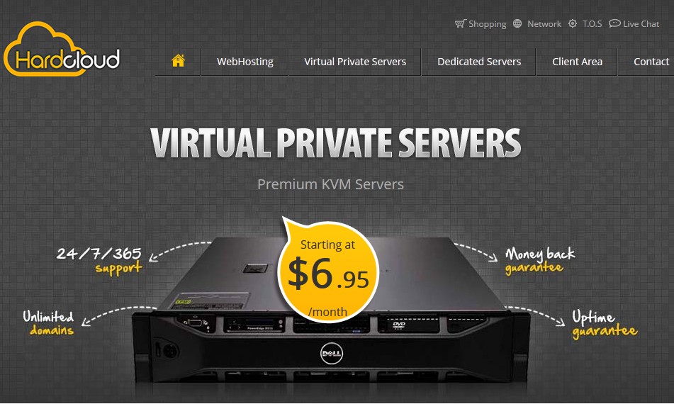 hardcloud-3.95美元/512m内存KVM/15g硬盘/512g流量/G口-国外主机测评