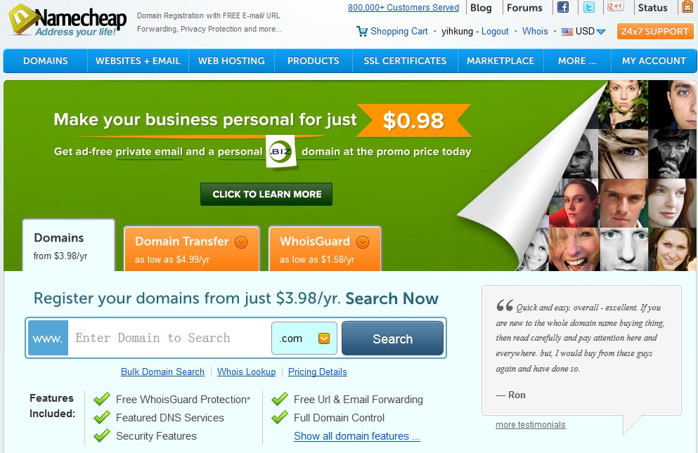 namecheap