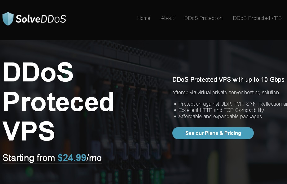 solveddos-6.75美元/512m内存/25g硬盘/500g流量/防Ddos-国外主机测评