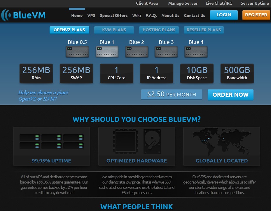 bluevm-最新特价VPS上货及优惠码