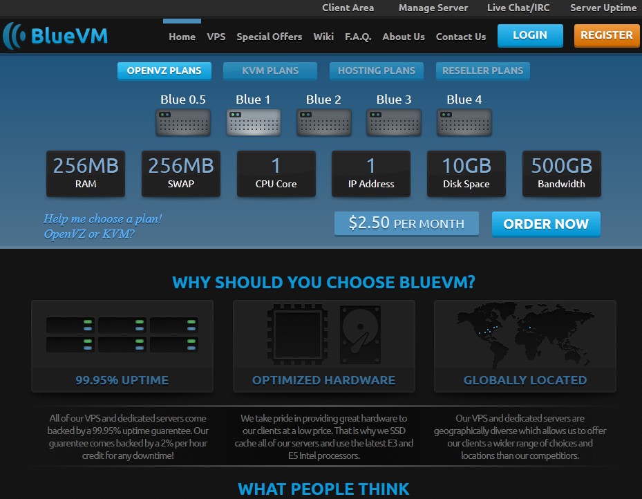 bluevm-最新特价VPS上货及优惠码-国外主机测评