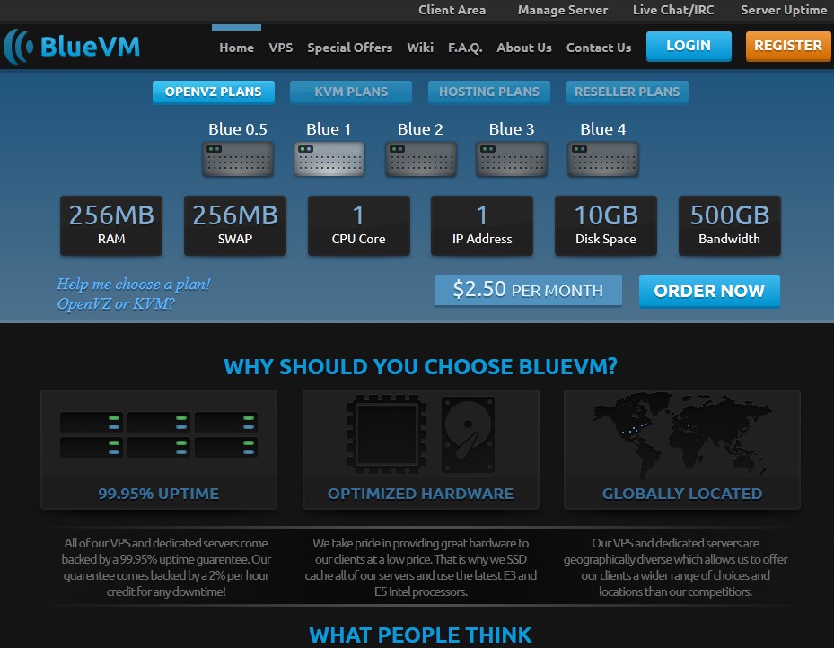 bluevm-最新特价VPS上货及优惠码-国外主机测评