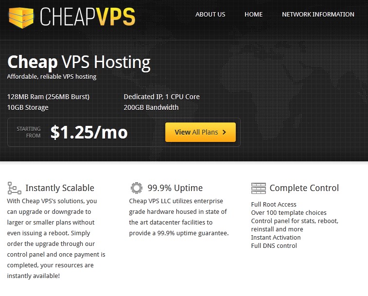 独家首播:cheapvpsllc-openvz vps 简单测评-国外主机测评