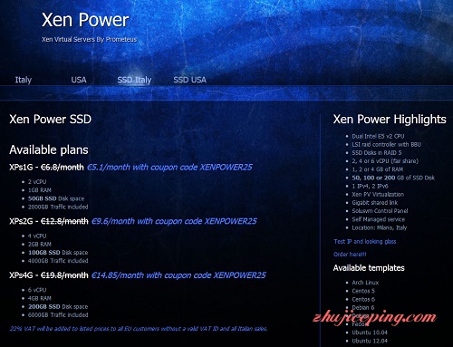 介绍(推荐):XenPower-高性价比/高配置/Xen Vps-国外主机测评
