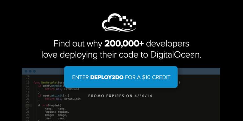 do digitalocean-2014年4月10美元优惠码