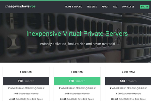 cheapwindowsvps-$7/1g内存/40gSSD/1T流量/windows2003/2008/2012-国外主机测评
