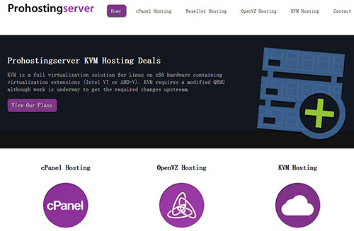 prohostingserver prohostingserver-$5/Kvm/可Win/1g内存/80g硬盘/1T流量/凤凰城