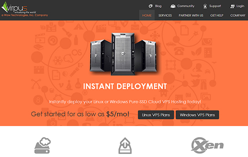 virpus-7.5折/5.25美元/Xen/1G内存/30gSSD/3T流量/西雅图/Windows-国外主机测评