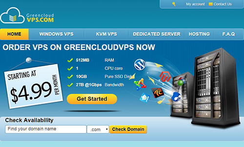 greencloudvps-10g端口VPS/可windows/5.95美元
