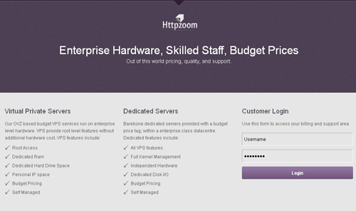 httpzoom-7美元/KVM/2核/512M内存/1T硬盘/6T流量-国外主机测评