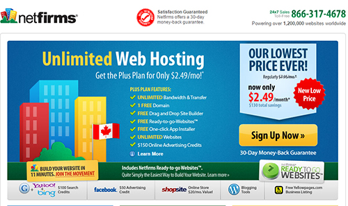 netfirms EIG财团旗下主机品牌扎堆促销fatcow/ipage/netfirms等