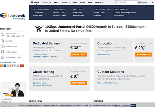leaseweb-6折/VPS/独立服务器/荷兰/德国/美国-国外主机测评