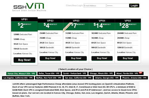 sshvm-新年VPS5折/10个可选机房/月付1.5美元起步-国外主机测评