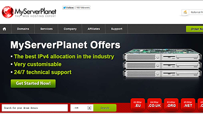 myserverplanet-年付5美元不限流量虚拟主机，英国机房-国外主机测评