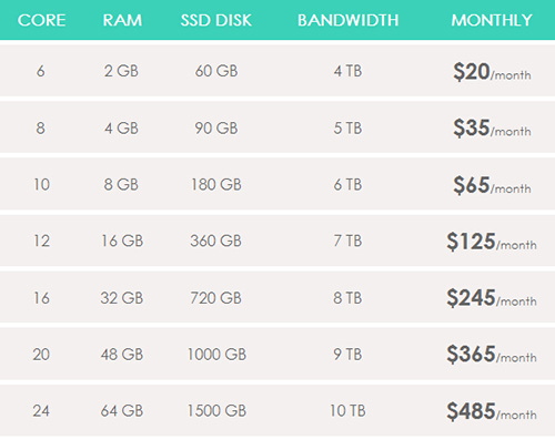 virpus-windows #送DA面板 Virpus-$15/Xen/6核/2g内存/60gSSD/4T流量/西雅图