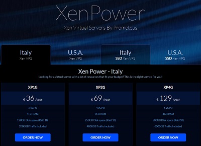 Xenpower-3.6欧/Xen/2核/1g内存/120g硬盘/2T流量-国外主机测评