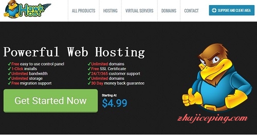 推荐：Hawkhost-VPS7折/支付宝/softlayer机房/新加坡/达拉斯/华盛顿-国外主机测评