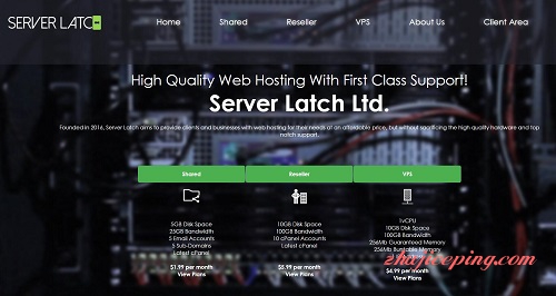 ServerLatch-年付15美元/512m内存/30g硬盘/300g流量/佛罗里达-国外主机测评