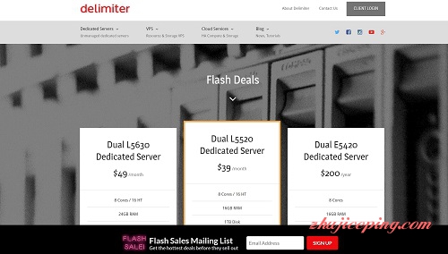 delimiter-特价服务器，免费双倍内存，E5420/16G内存，16.7美元-国外主机测评