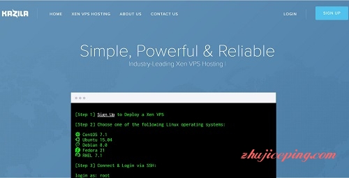 kazila-4.5美元/XenPV/1G内存/4核/25gSSD/1T流量/达拉斯-国外主机测评
