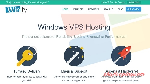 #windows vps# winity-9.6美元/1g内存/40gSSD/1T流量/洛杉矶-国外主机测评