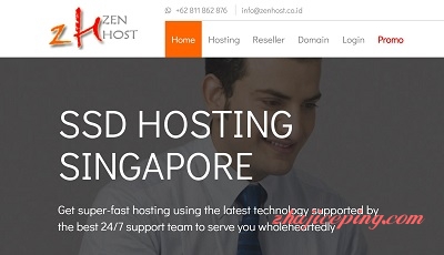 zenhost zenhost，新加坡DDoS高防保护VPS，KVM虚拟，512M内存低至3.6美元