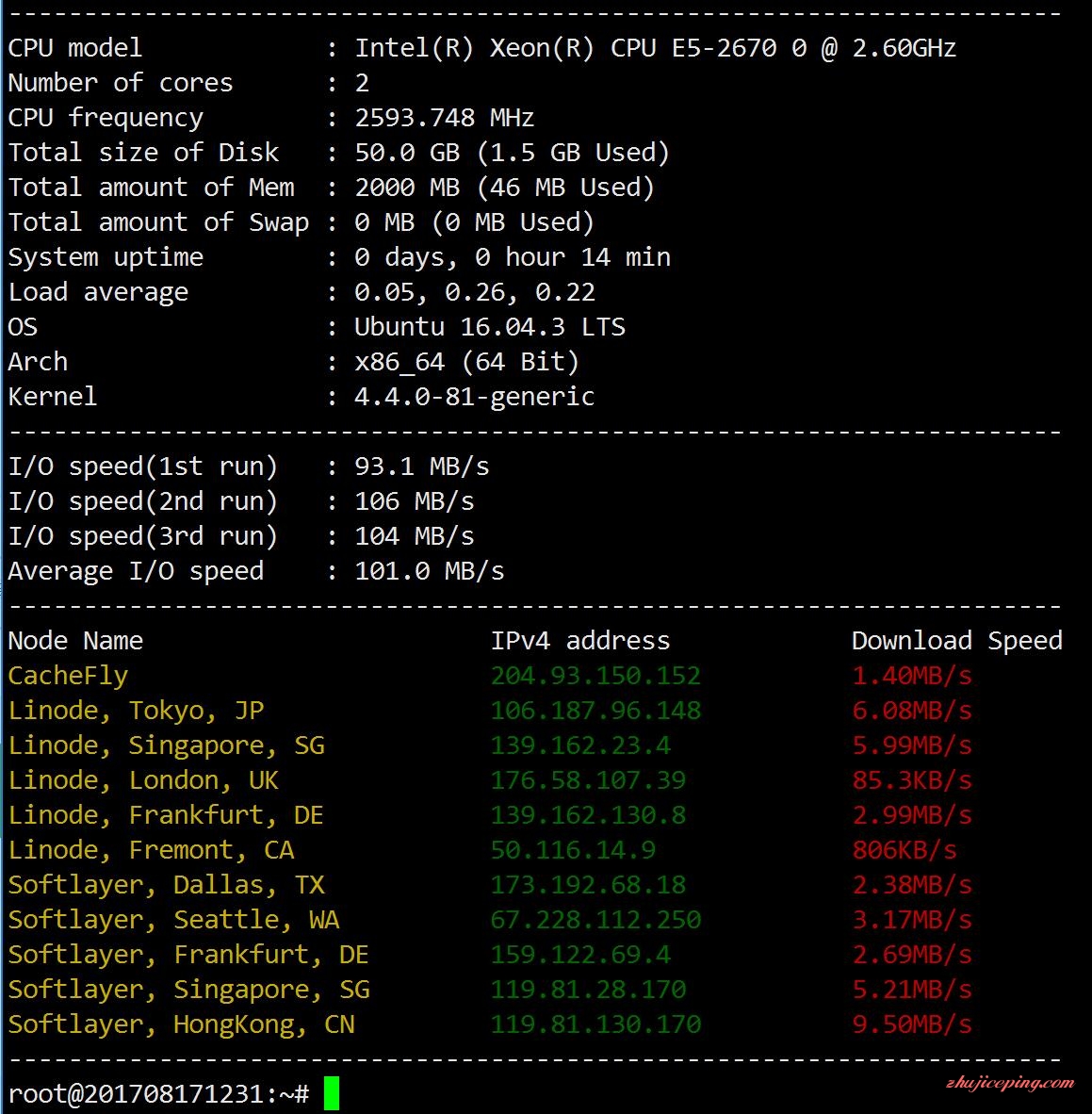 hh1 恒创科技-，香港云主机（openstack云架构VPS）简单测评
