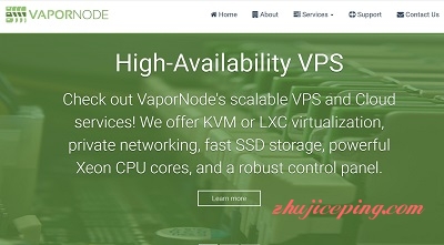 vapornode #大硬盘VPS# vapornode-7美元/KVM/1g内存/500g硬盘/2T流量/佛罗里达