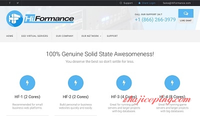 hiformance-1 hiformance-$7/KVM/6G内存/6核/20gSSD/4T流量/3IPv4/洛杉矶/windows