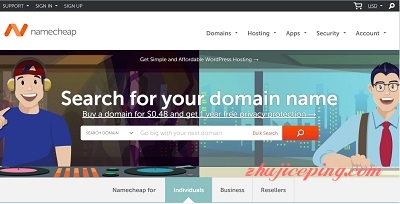 namecheap Namecheap-域名5年$5.58，主机首年$9.98，服务器$58.98