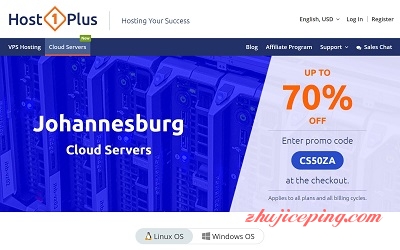 host1plus-Africa-vps #非洲VPS# host1plus-南非VPS/ 5折促销 /10Gbps端口/Windows/支付宝