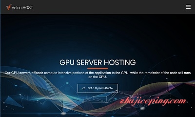 velocihost - 199美元/GPU服务器/高配显卡服务器/双卡交火-国外主机测评
