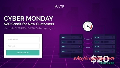 vultr-1 #CyberMonday# VULTR - 免费送20美元，CyberMonday，仅限24小时，可支付宝