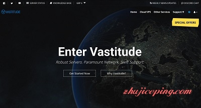 vastitude.net_ vastitude -1英镑/1g内存/10gSSD/100M带宽/不限流量