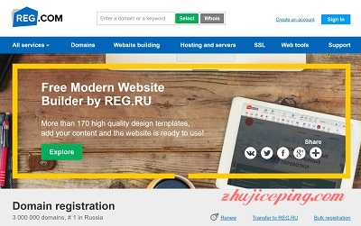 reg.ru_ 俄罗斯主机商reg.ru介绍：核心域名注册商，提供VPS、服务器等多种业务