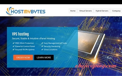 hostmybytes -亚洲优化线路VPS，KVM虚拟，年付，支付宝