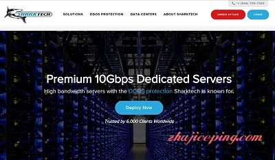Sharktech – 洛杉矶服务器，10Gbps带宽，不限流量，直降400美元