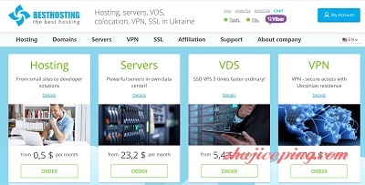 besthosting：$3.4起，乌克兰VPS+服务器，不限制流量-国外主机测评
