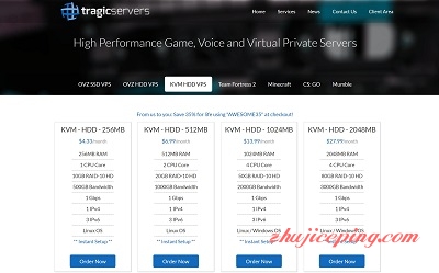 tragicservers -6折优惠/“阵亡将士纪念日”促销/洛杉矶VPS-国外主机测评