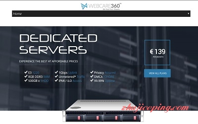 webcare360 - 邮件群发服务器/1Gbps带宽，抗投诉，无视版权-国外主机测评